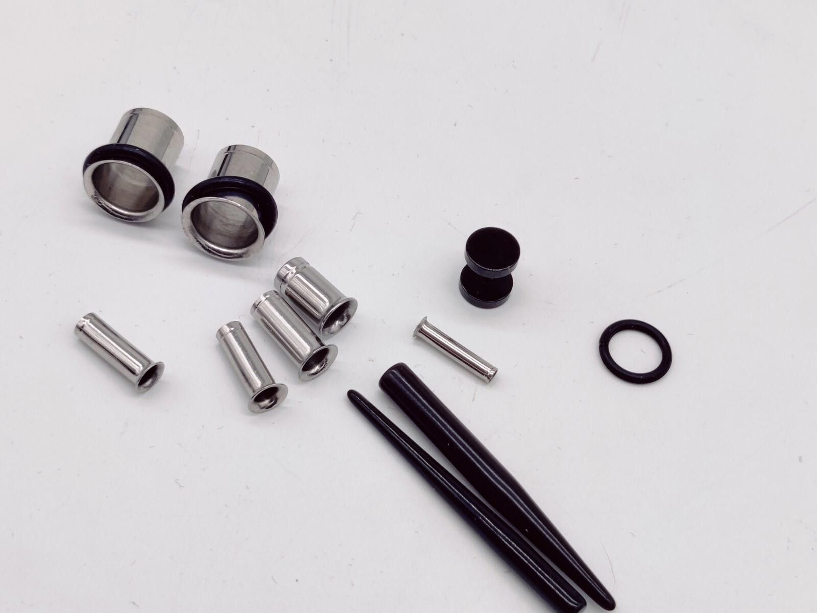 The Unbranded Brand Random Lot Of Ear Gauges Earrings Tunnels Taper Stretches & Size ONE SIZE - 2 Thumbnail