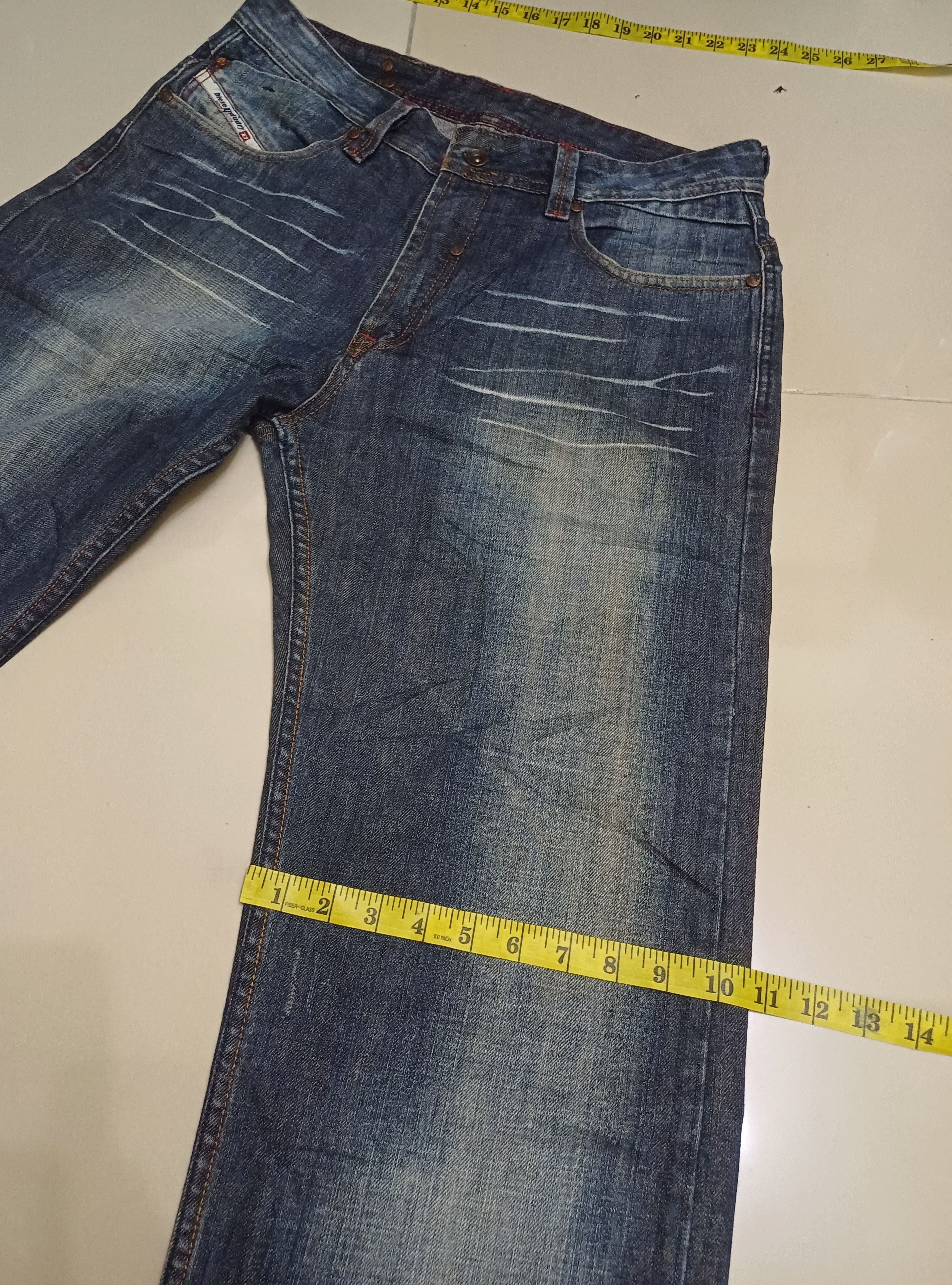 Diesel Superb loose DIESEL Jeans.. dragon on back poket Size US 34 / EU 50 - 16 Thumbnail