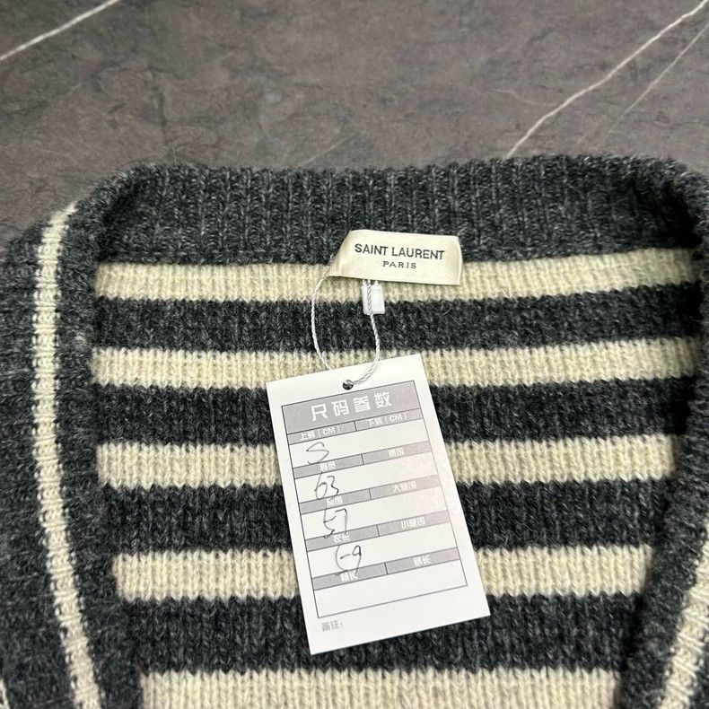Saint Laurent Paris Saint Laurent Paris Woolen knitted cardigan sweater 2505-Ne Size US S / EU 44-46 / 1 - 3 Thumbnail