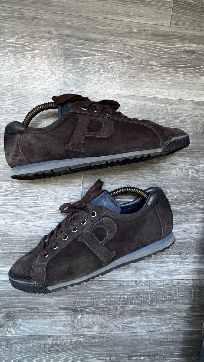 Prada Prada Sport Suede Sneakers Trainers Size US 11 / EU 44 - 2 Thumbnail
