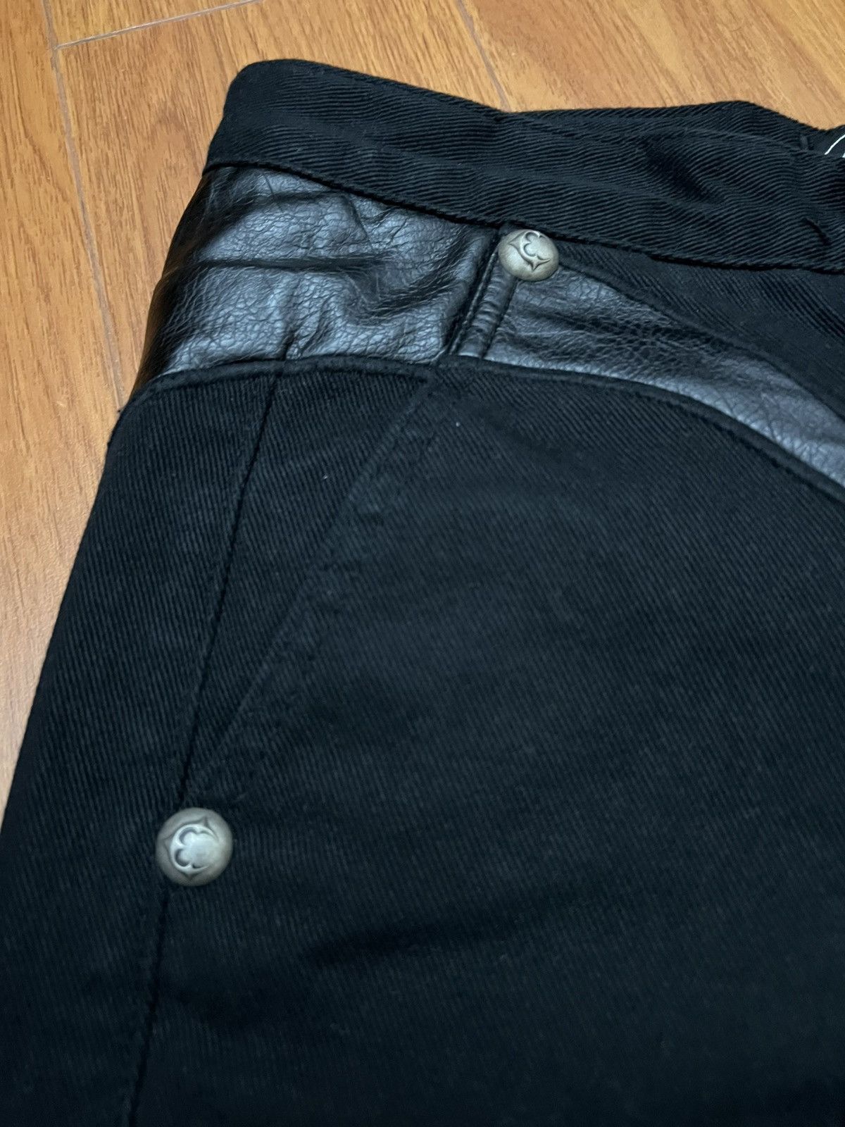 Thug Club TC leather washing denim pants Size US 32 / EU 48 - 4 Thumbnail