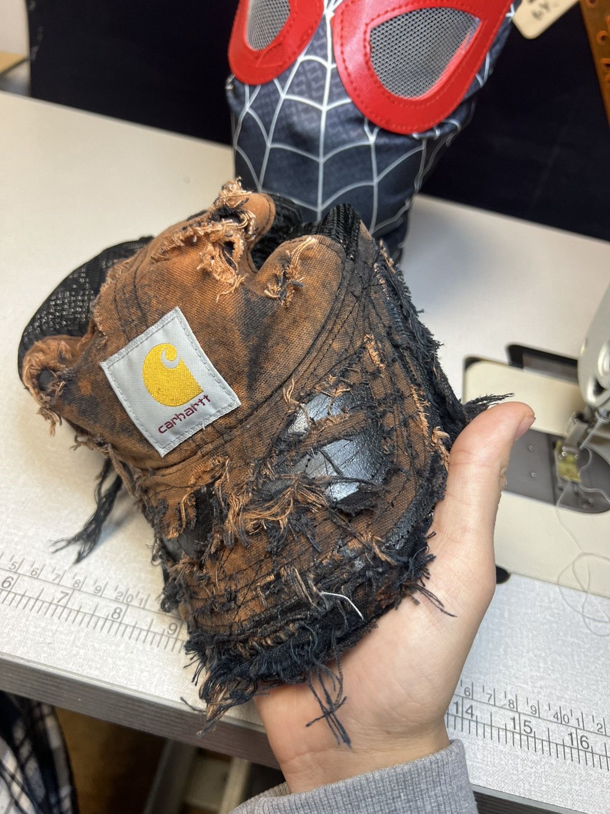 Carhartt TRASH | DISTRESSED CARHARTT CUSTOM CAP Size ONE SIZE - 6 Thumbnail