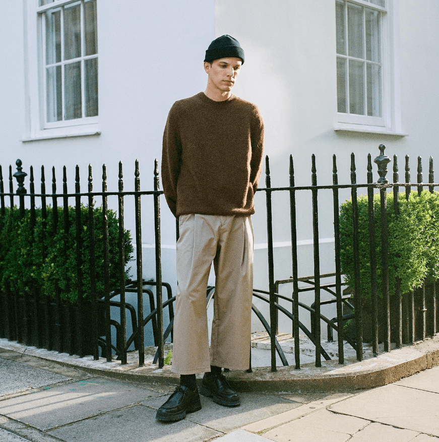 Olive Olive Clothing Crew-Neck Knit Jumper - Brown (One Size) Size US L / EU 52-54 / 3 - 7 Thumbnail