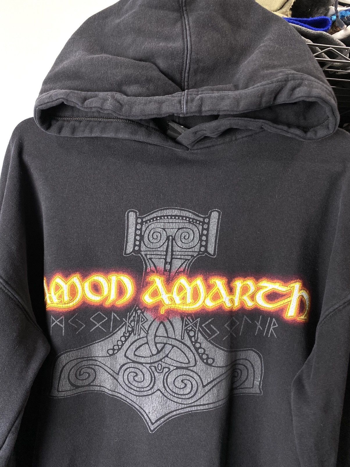 Band Tees Vintage 2000’s Amon Amarth Band Hoodie Size US L / EU 52-54 / 3 - 3 Thumbnail