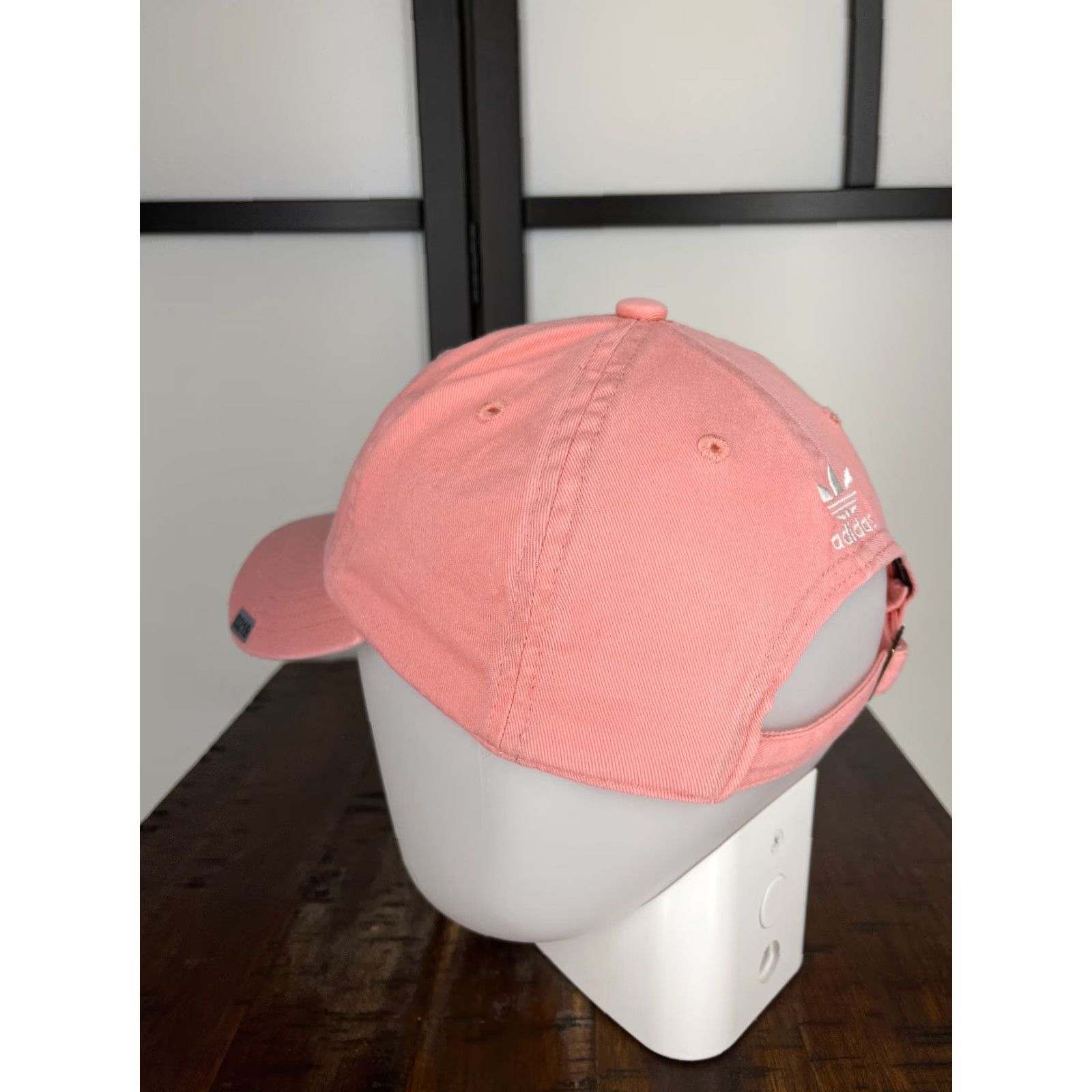 Adidas Adidas Womens Hat One Size Pink Embroidered 3 Stripes Cotton Strap Back Size ONE SIZE - 5 Thumbnail