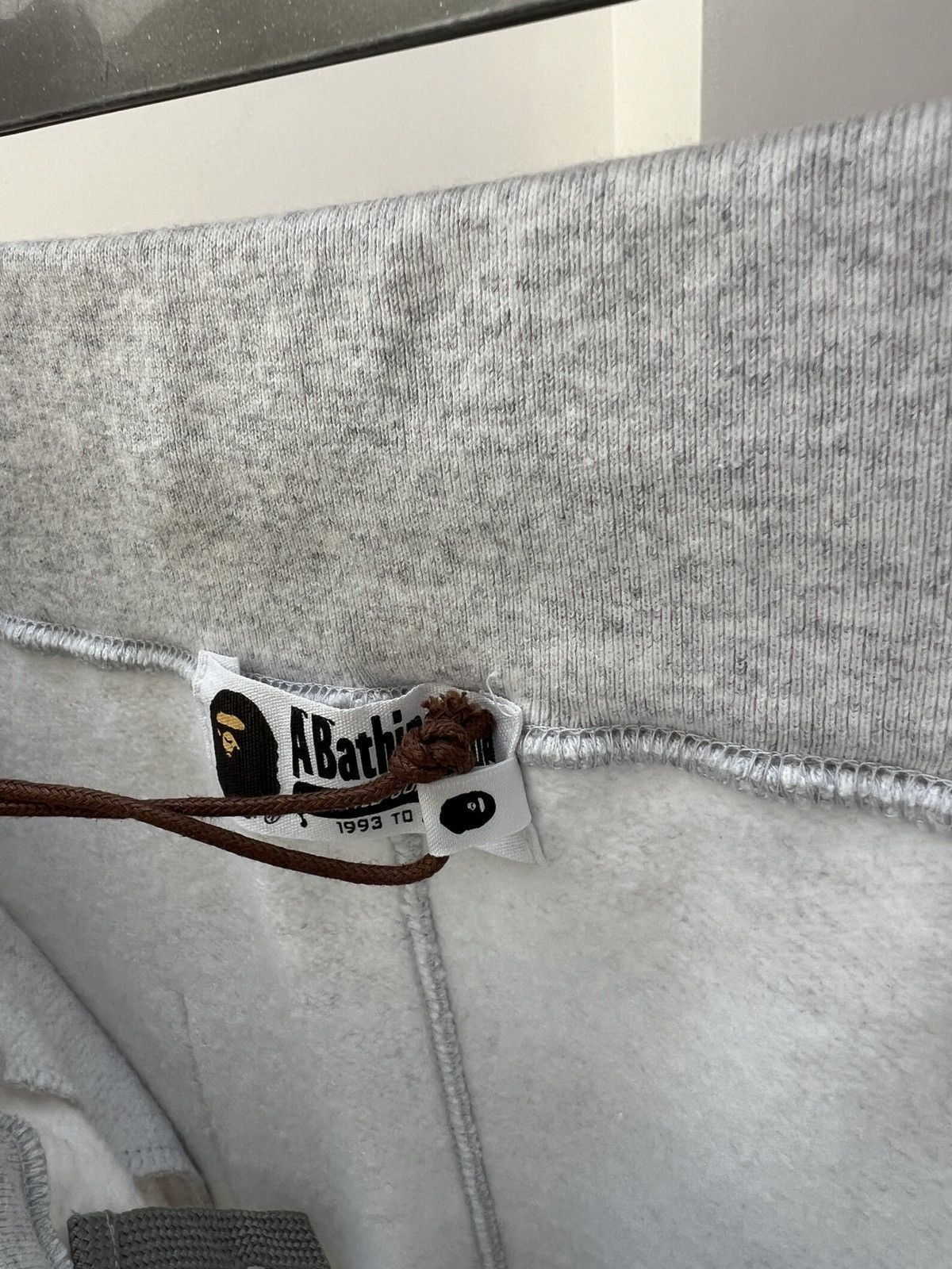 Bape A BATHING APE Men's COLLEGE WIDE FIT SWEAT PANTS Size US 34 / EU 50 - 10 Thumbnail