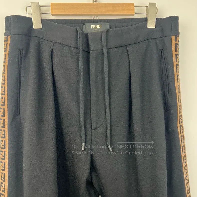 Fendi Fendi FF old flower string logo pants Size US 34 / EU 50 - 4 Thumbnail