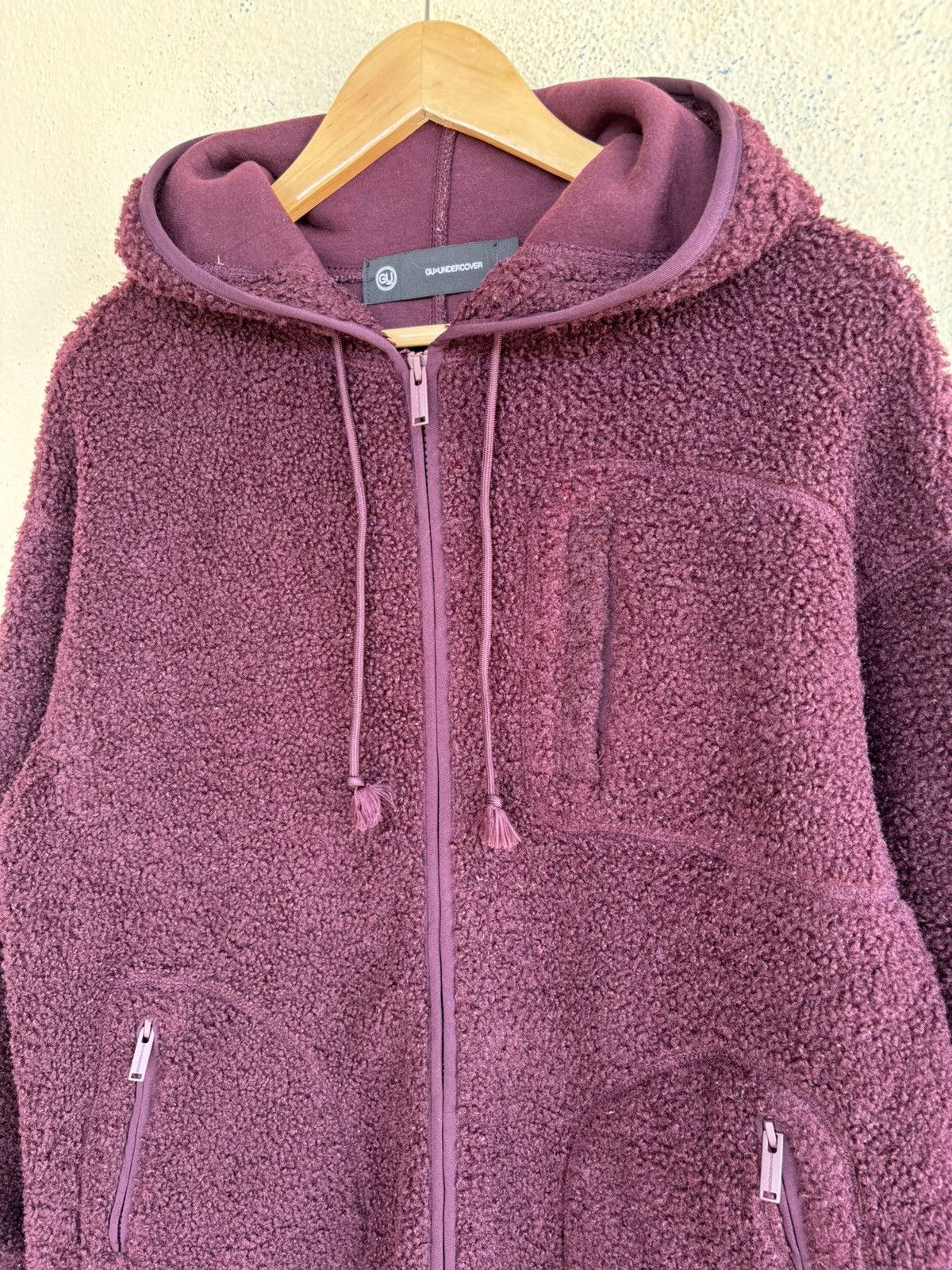 Undercover Gu X Undercover Hooded Sherpa Fleece Long Jacket Size US S / EU 44-46 / 1 - 6 Thumbnail