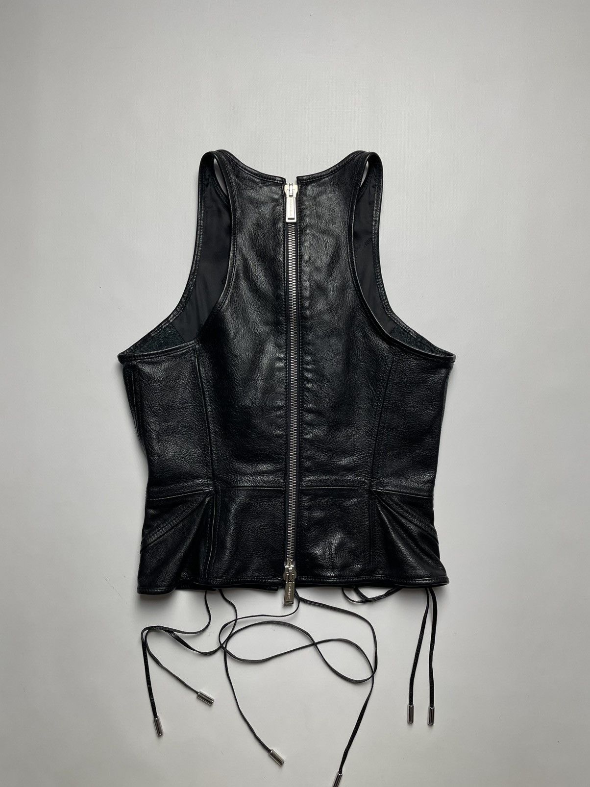 Dsquared2 Dsquared2 Leather Corset Size S / US 4 / IT 40 - 4 Thumbnail