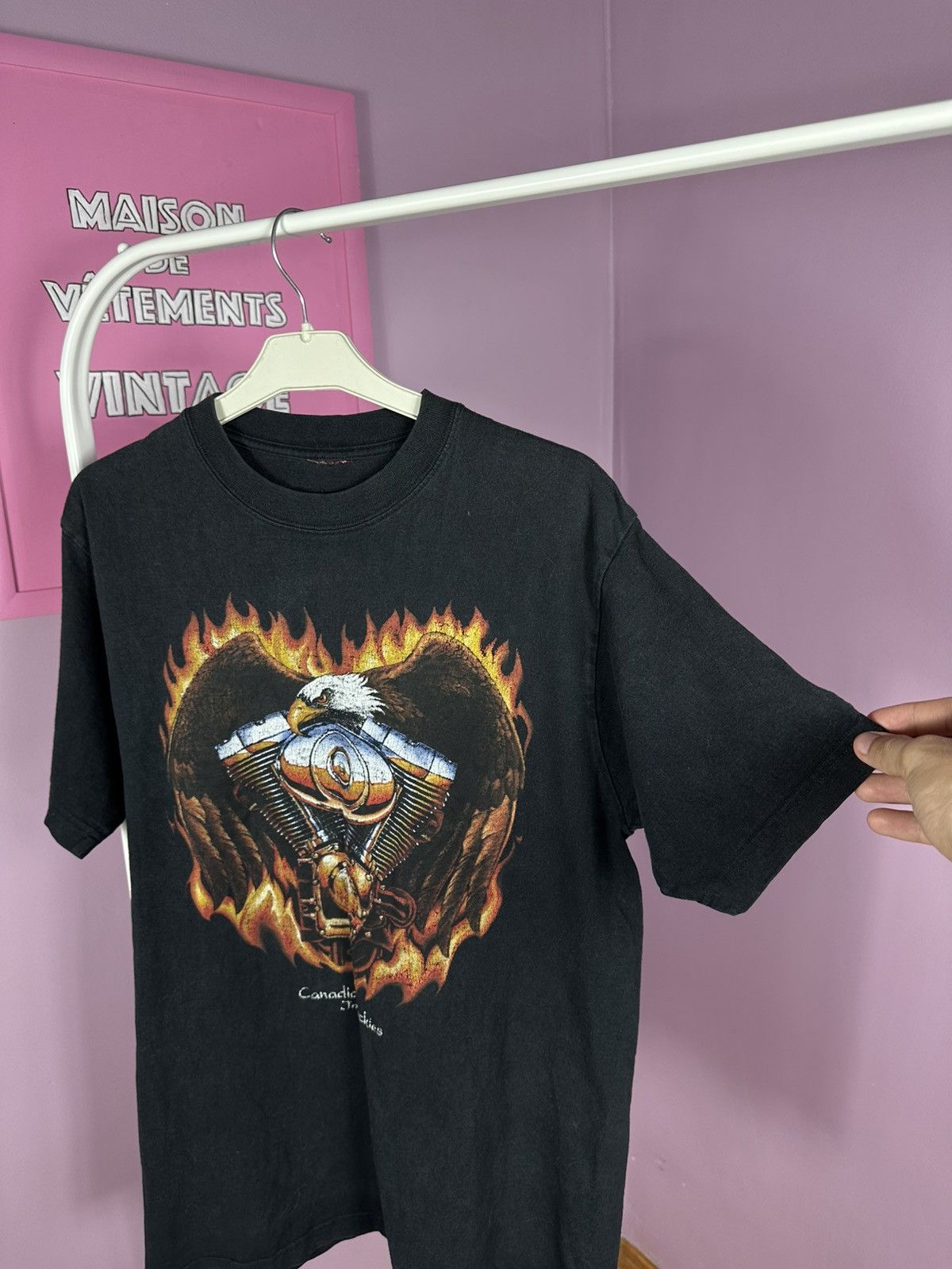 Other Canadian Rockies Jasper Copper Vintage Tee Bike Flame Size US M / EU 48-50 / 2 - 6 Thumbnail