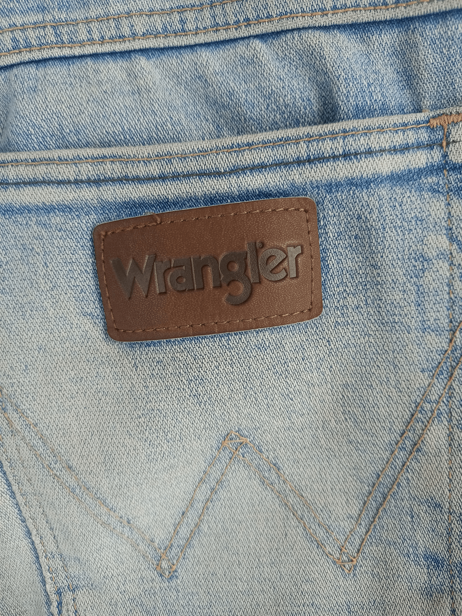 Wrangler SALES🔥Vintage Wrangler Washed Blue Distressed Loose Jeans Size US 28 / EU 44 - 8 Thumbnail