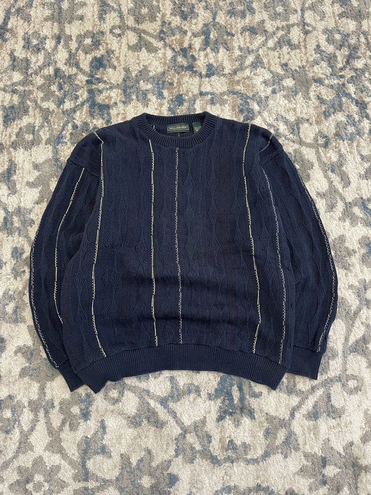 Vintage 90s 3D Hill & Archer Sweater Knit Tundra Canada