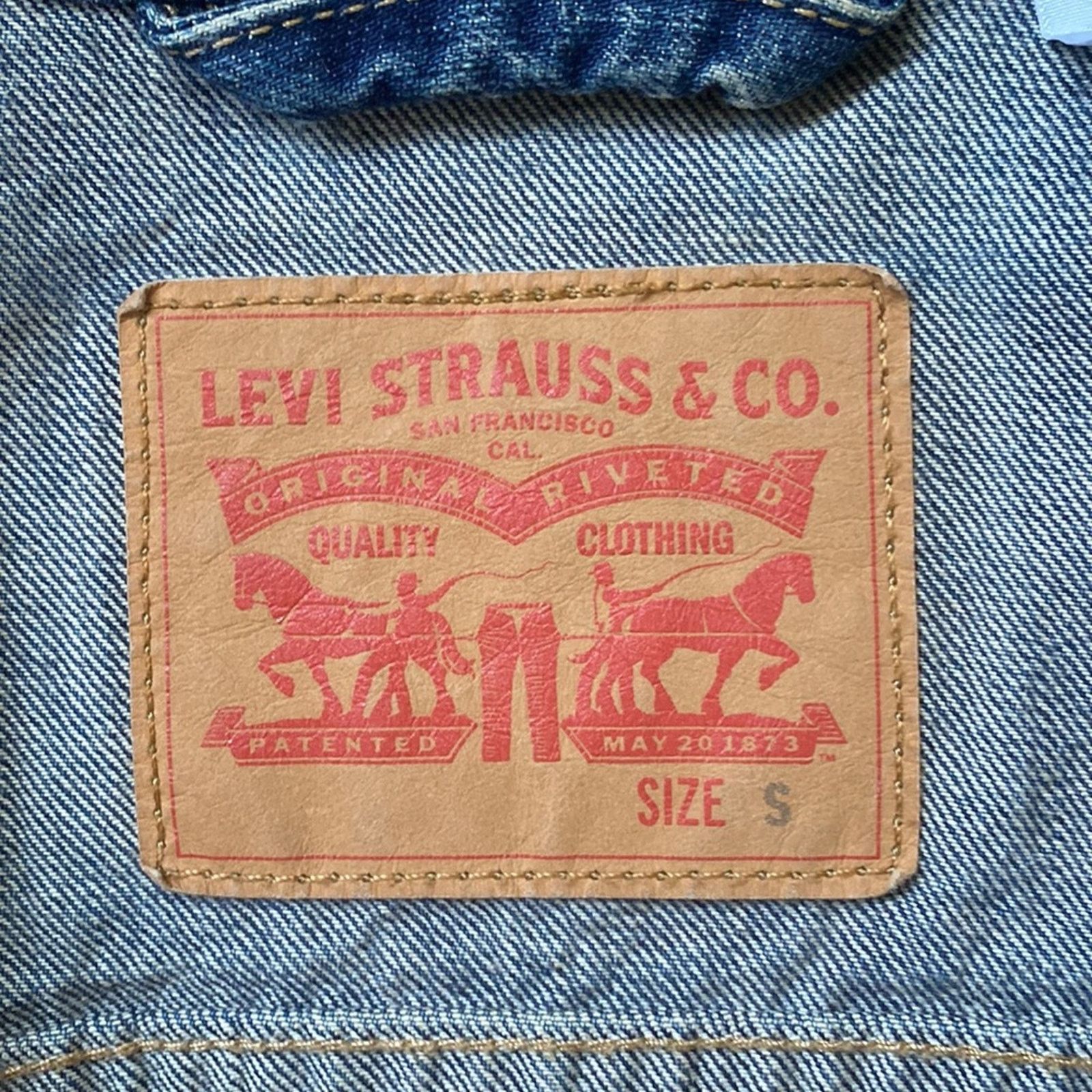Levi's Vintage Levi Denim Jacket with Patches Size S / US 4 / IT 40 - 5 Thumbnail