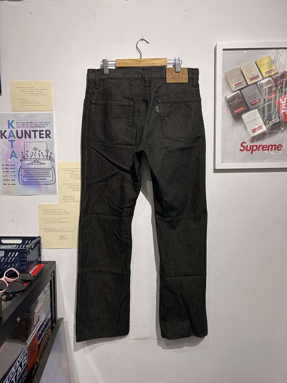 Takeo Kikuchi AVABT GARDE Takeo Kikuchi Jeans black green Tokyo Japan Size US 32 / EU 48 - 1 Thumbnail
