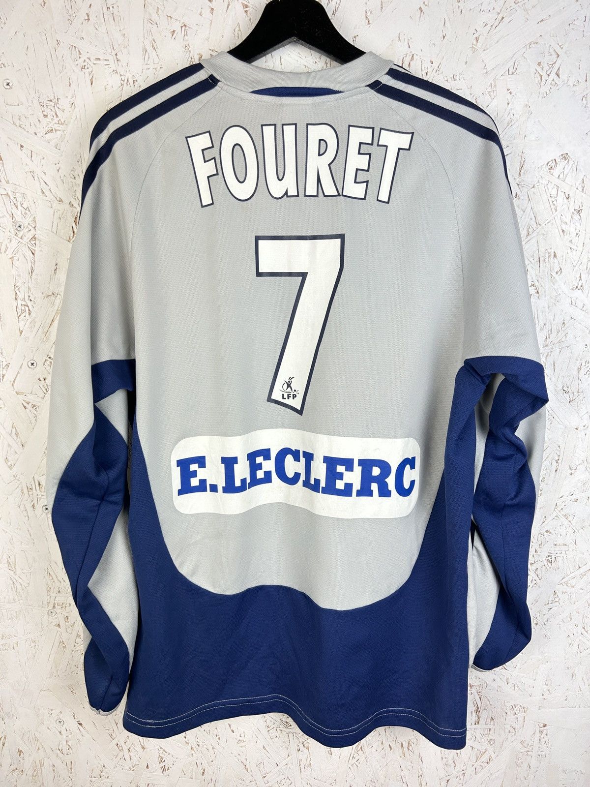 Adidas Adidas Clermont Foot 2005/06 #7 Fouret Match Worn Kit Jersey Size US L / EU 52-54 / 3 - 4 Thumbnail