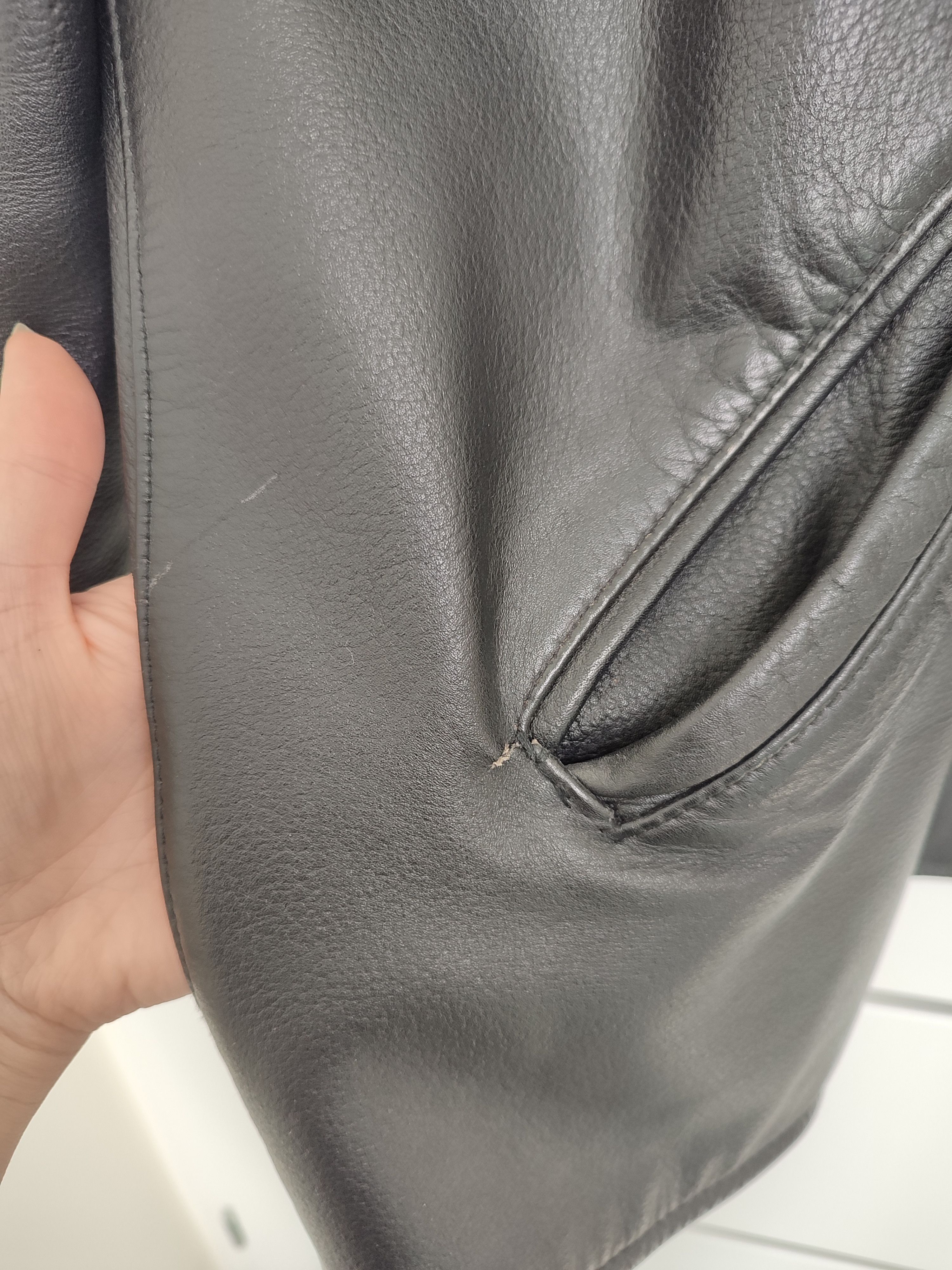 Vintage Leather jacket vintage, mens, XL Size US XL / EU 56 / 4 - 6 Thumbnail