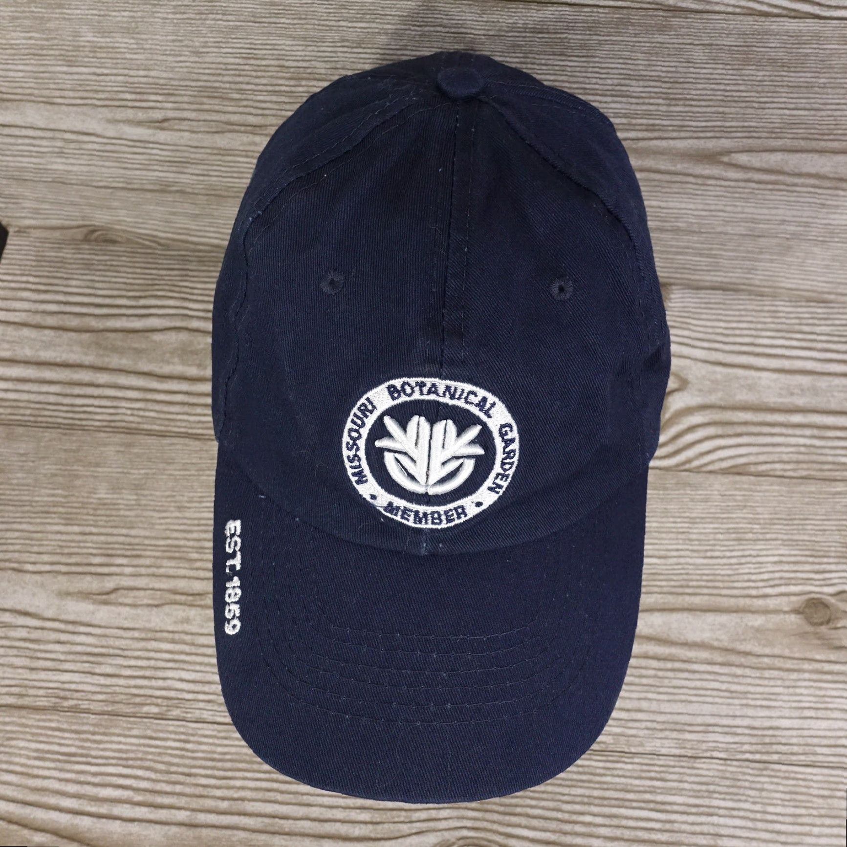 Vintage MISSOURI BOTANICAL GARDEN BASEBALL CAP HITWEAR UNISEX ADULT ONE SIZE BLUE Size ONE SIZE - 4 Thumbnail