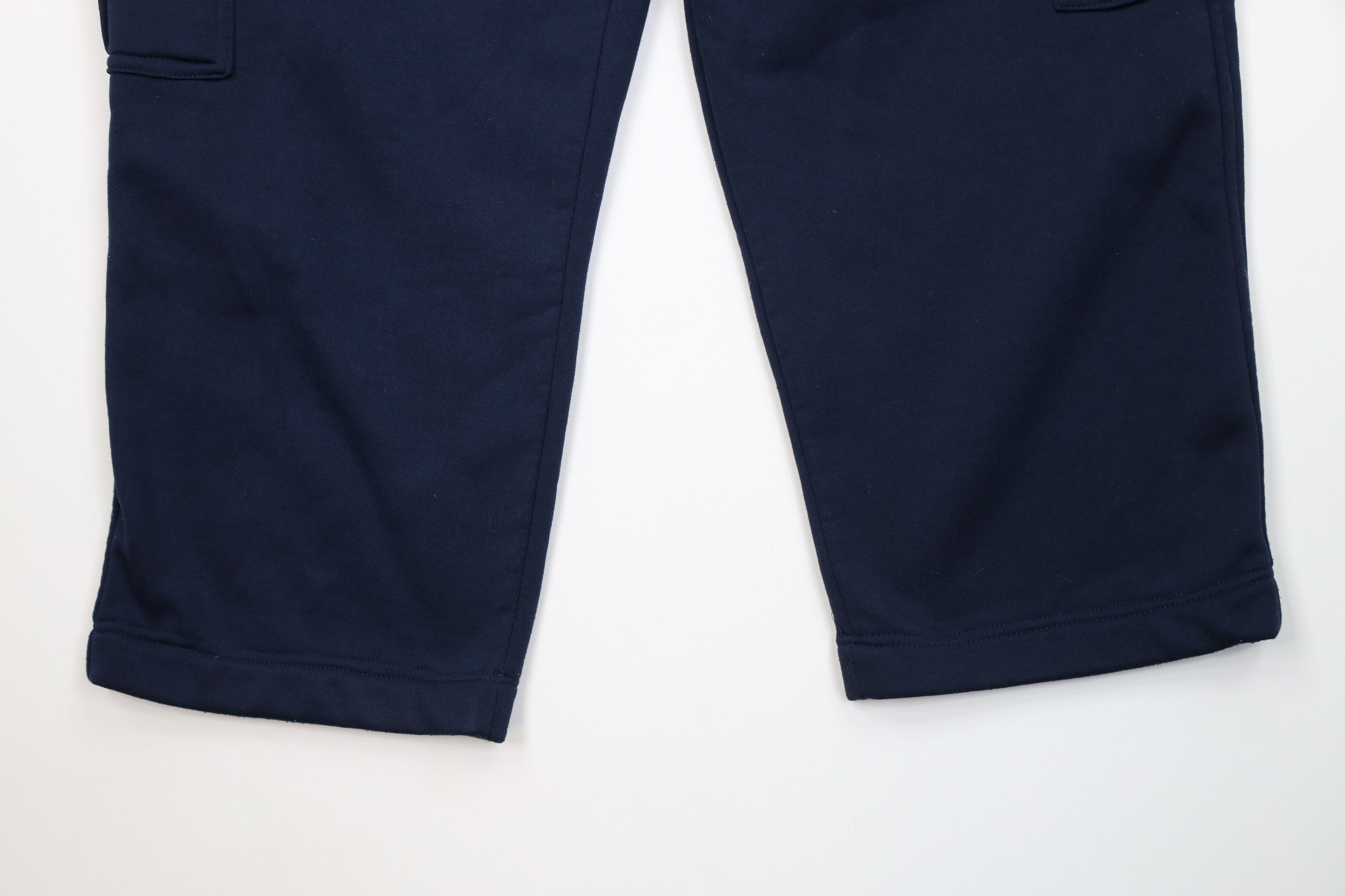 Vintage Vintage 90s Y2K Streetwear Wide Leg Cargo Sweatpants Blue Size US 38 / EU 54 - 4 Thumbnail