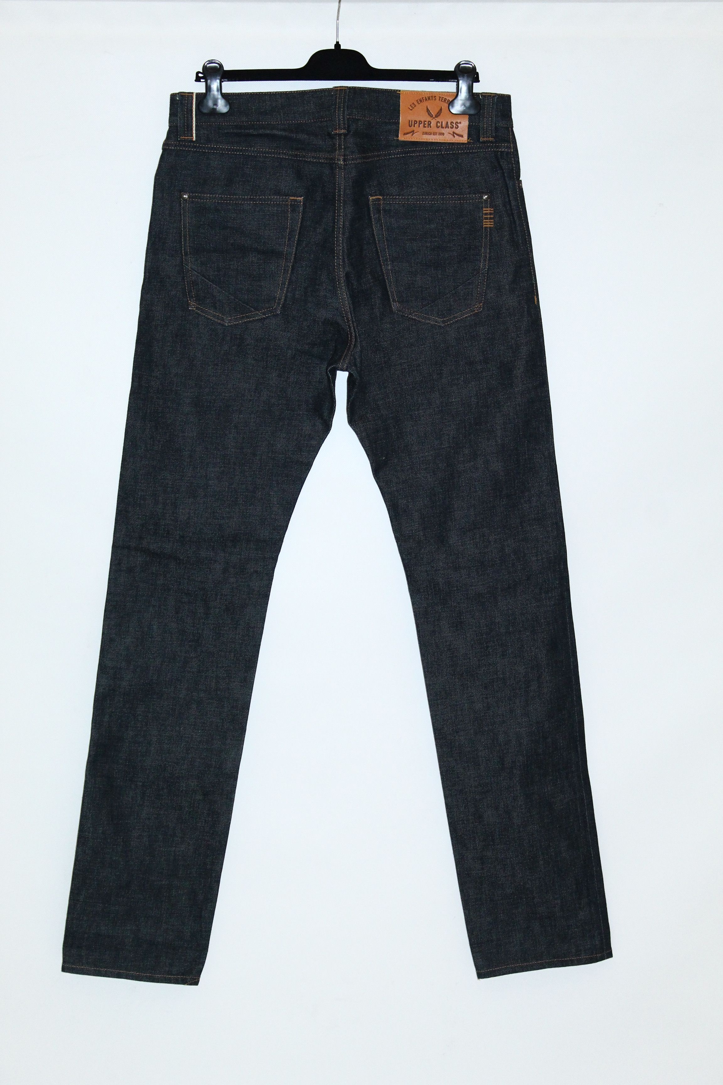 Japanese Brand Upper Class Rough Japan Dotted Selvage Raw 14,4oz Jeans Size US 33 - 4 Thumbnail