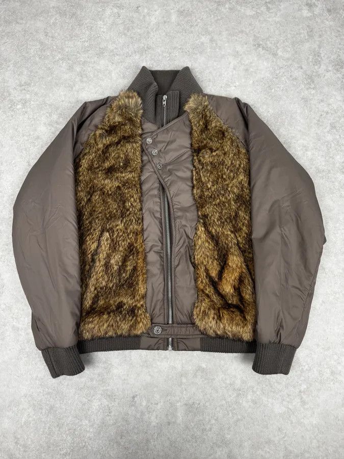 Diesel 2000s Diesel Brown Faux Fur Cozy Jacket Size US S / EU 44-46 / 1 - 1 Thumbnail