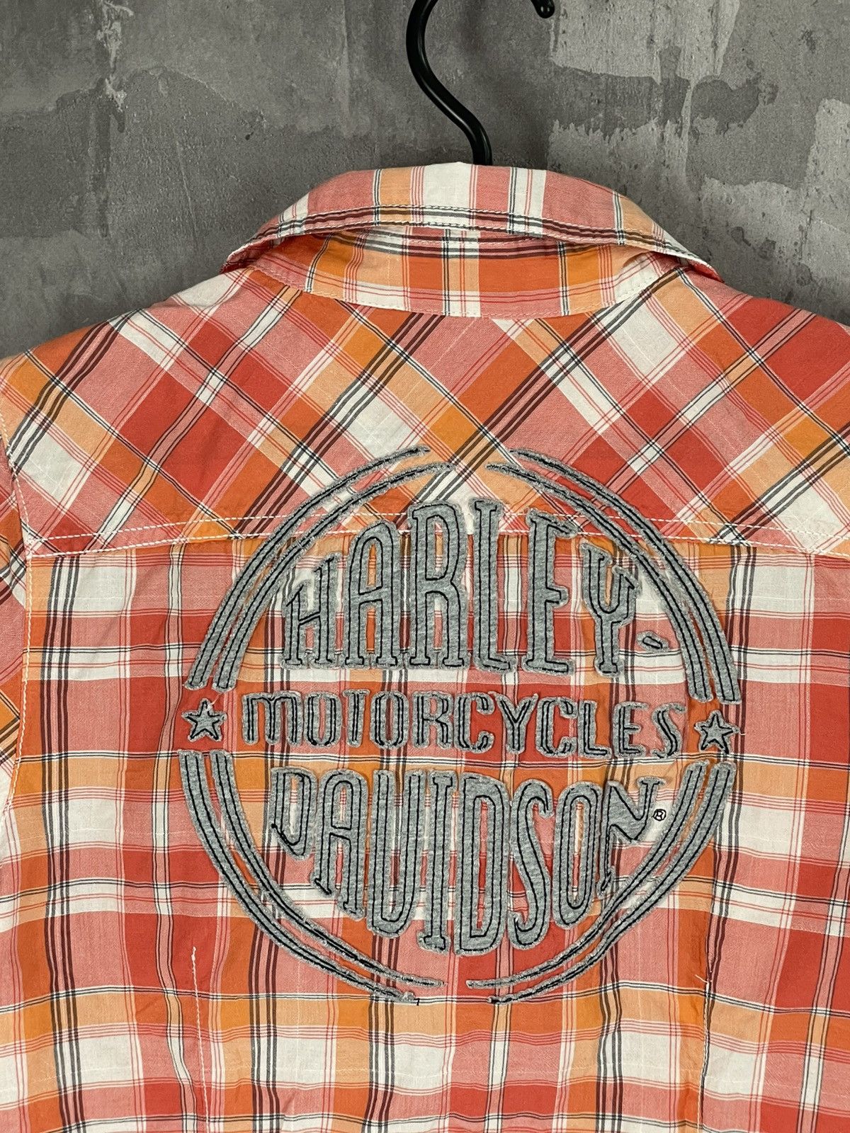 Vintage Y2K Harley Davidson Streetwear Glamour Button Up Shirt Size M / US 6-8 / IT 42-44 - 10 Thumbnail