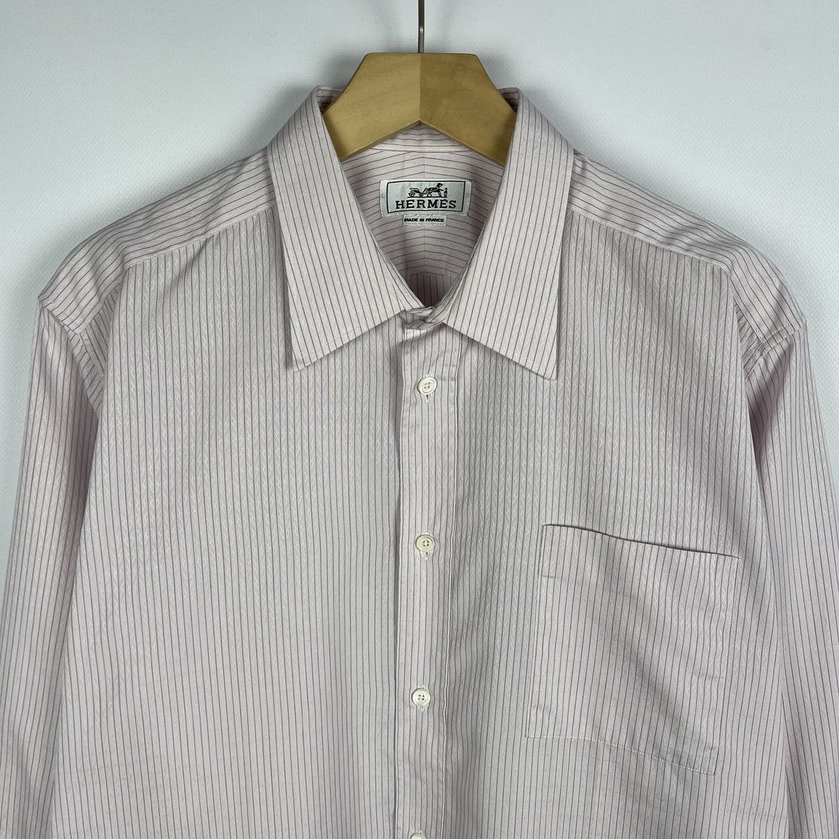 Hermes Designer Hermes long sleeve button up shirt Size US L / EU 52-54 / 3 - 2 Thumbnail