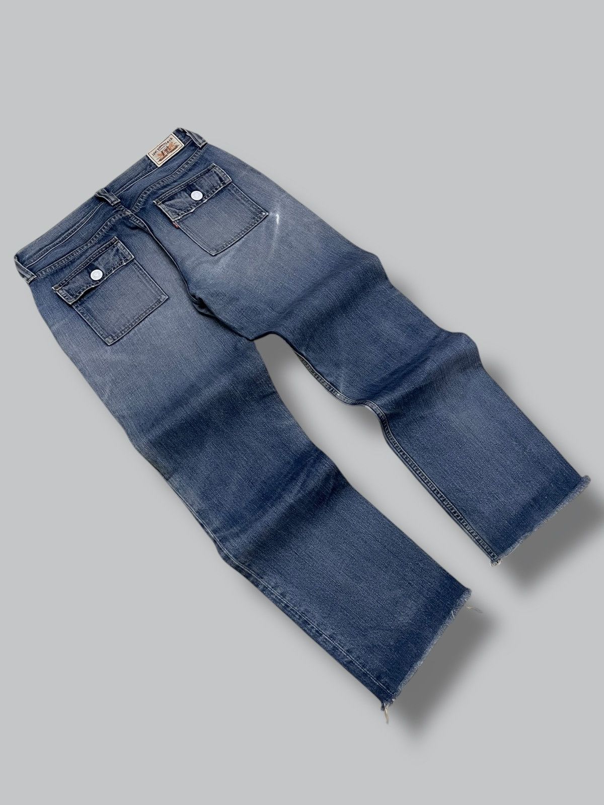 Levi's Vintage Clothing Vintage Designer Levis 302 Bush Pant Distressed Denim Size US 30 / EU 46 - 7 Thumbnail