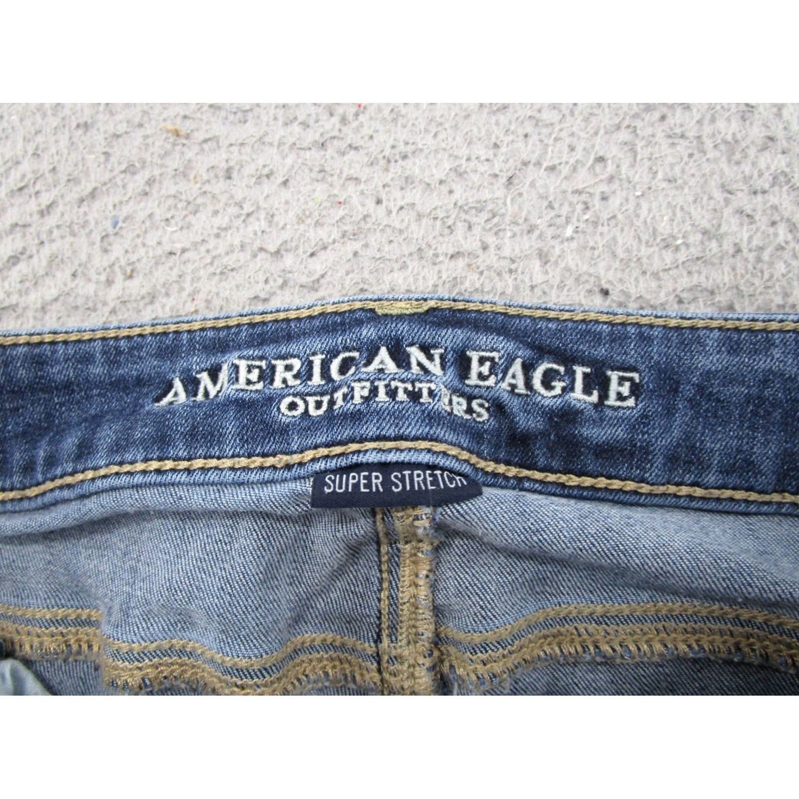 American Eagle Outfitters American Eagle Outfitters Jeans Womens SZ 4 Medium Wash Skinny Jeggings Stretch Denim 5-Pocket Blue Size 27" / US 4 / IT 40 - 4 Thumbnail