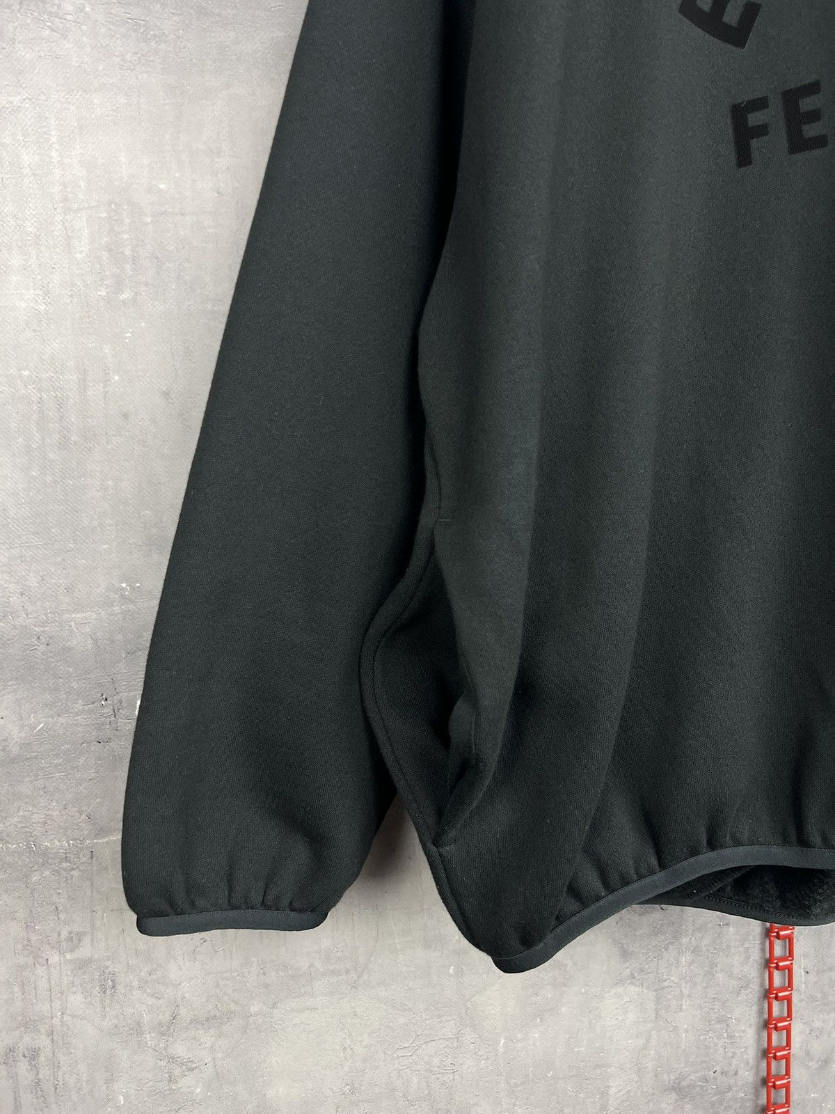 Fear of God fear of god essentials nylon fleece black hoodie size L Size US L / EU 52-54 / 3 - 5 Thumbnail