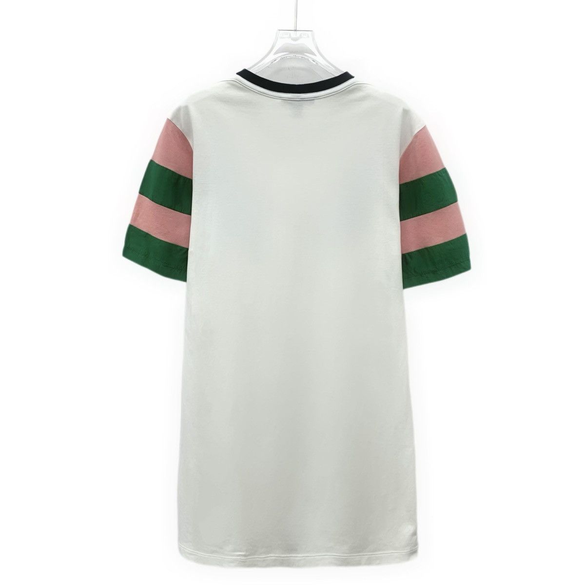 Louis Vuitton Louis Vuitton White Striped Short Sleeve Dress K26WX Size M / US 6-8 / IT 42-44 - 3 Thumbnail