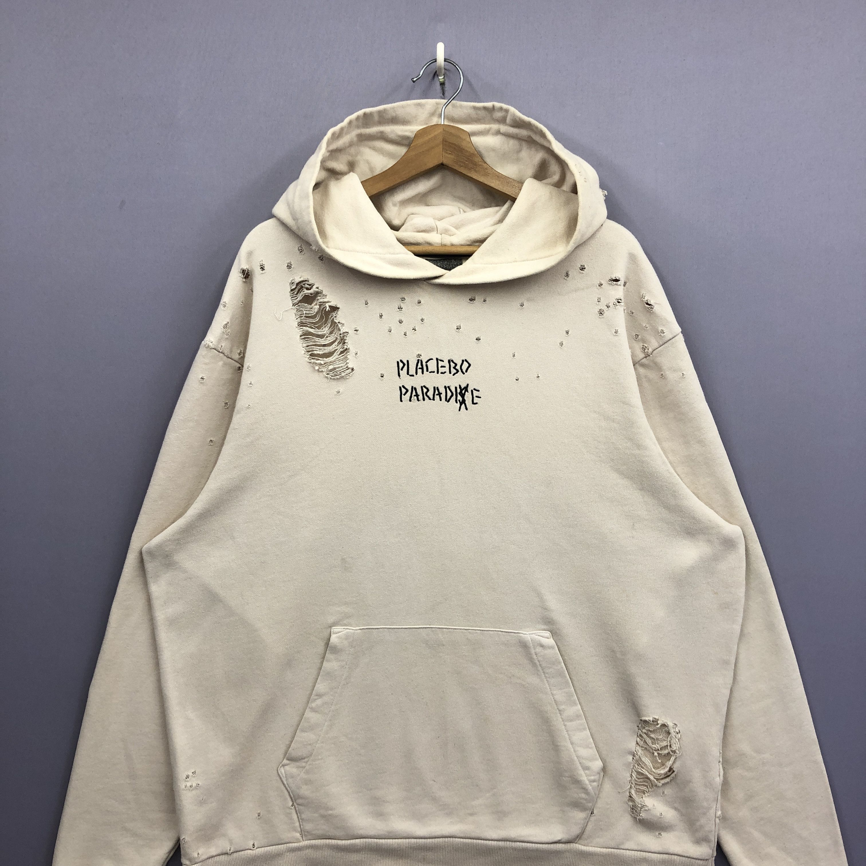 Ksubi Vintage Ksubi Placebo Paradise Hoodie Sweater Sweatshirt Size US XL / EU 56 / 4 - 4 Thumbnail