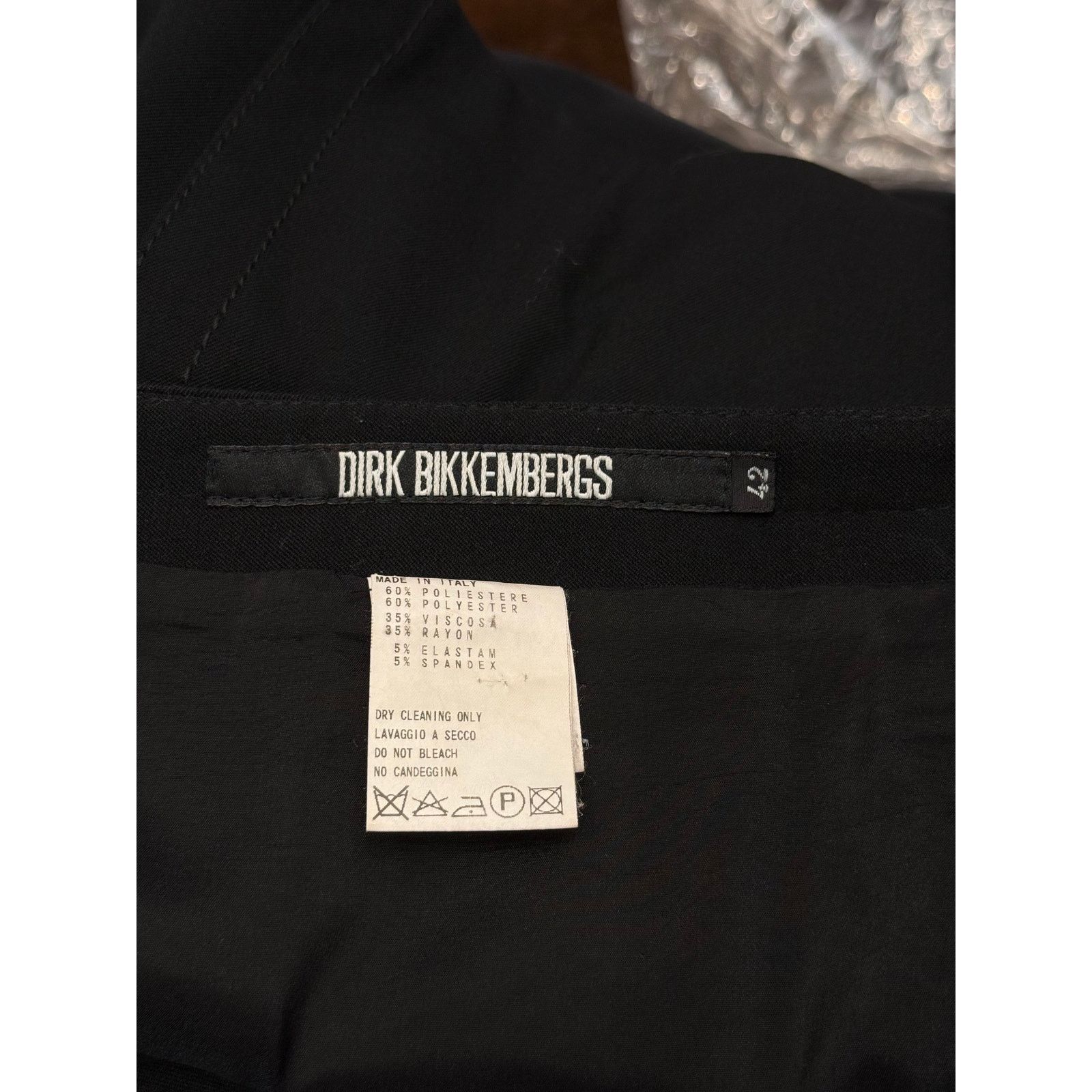 Dirk Bikkembergs 1990s Dirk Bikkembergs zipper mini skirt Size 28" / US 6 / IT 42 - 6 Thumbnail