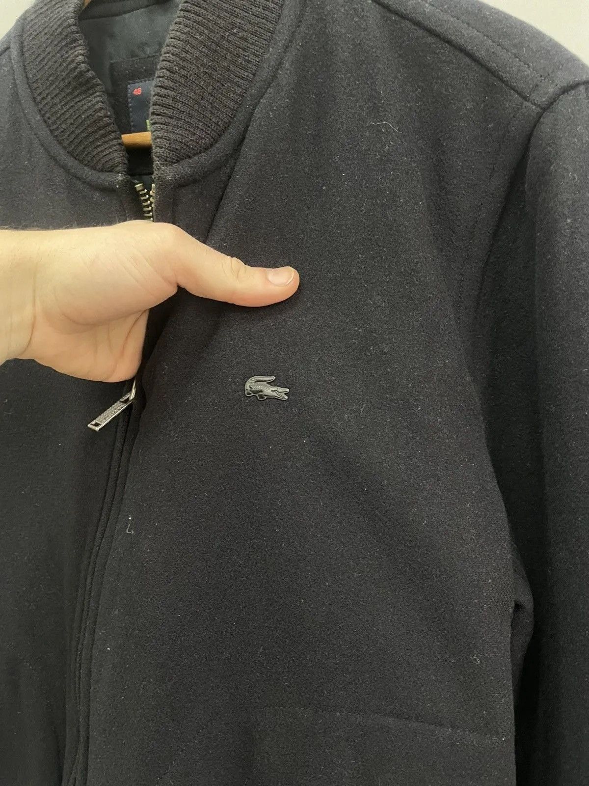 Lacoste Vintage wool Lacoste Chemise bomber jacket retro y2k Size US M / EU 48-50 / 2 - 3 Thumbnail