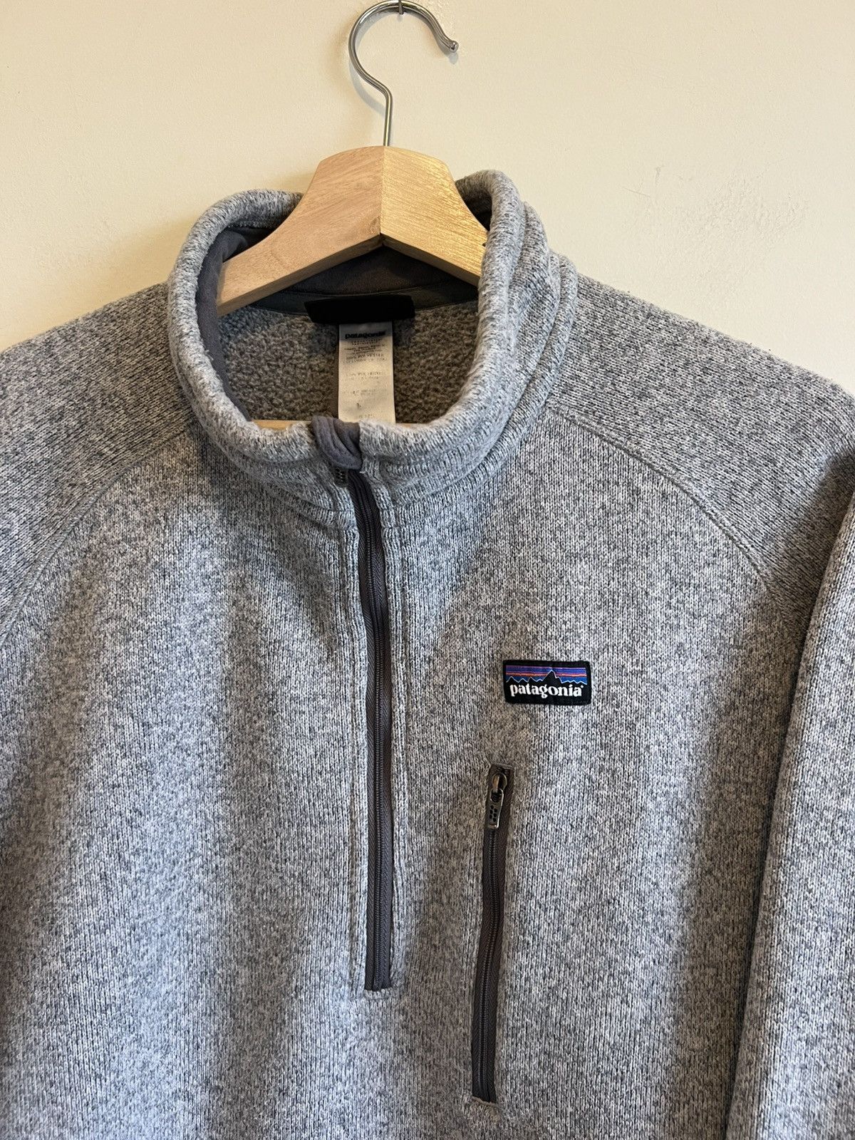 Patagonia Patagonia Quarter Zip Better Sweater - Grey Fleece Synchilla Size US XL / EU 56 / 4 - 2 Thumbnail