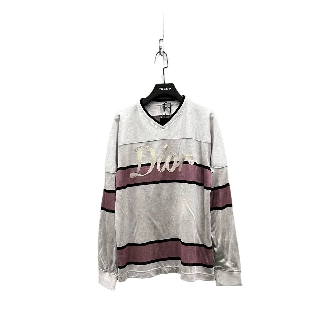 Dior Dior Embroidered Logo Long Sleeve Tee Size M Size US M / EU 48-50 / 2 - 1 Thumbnail