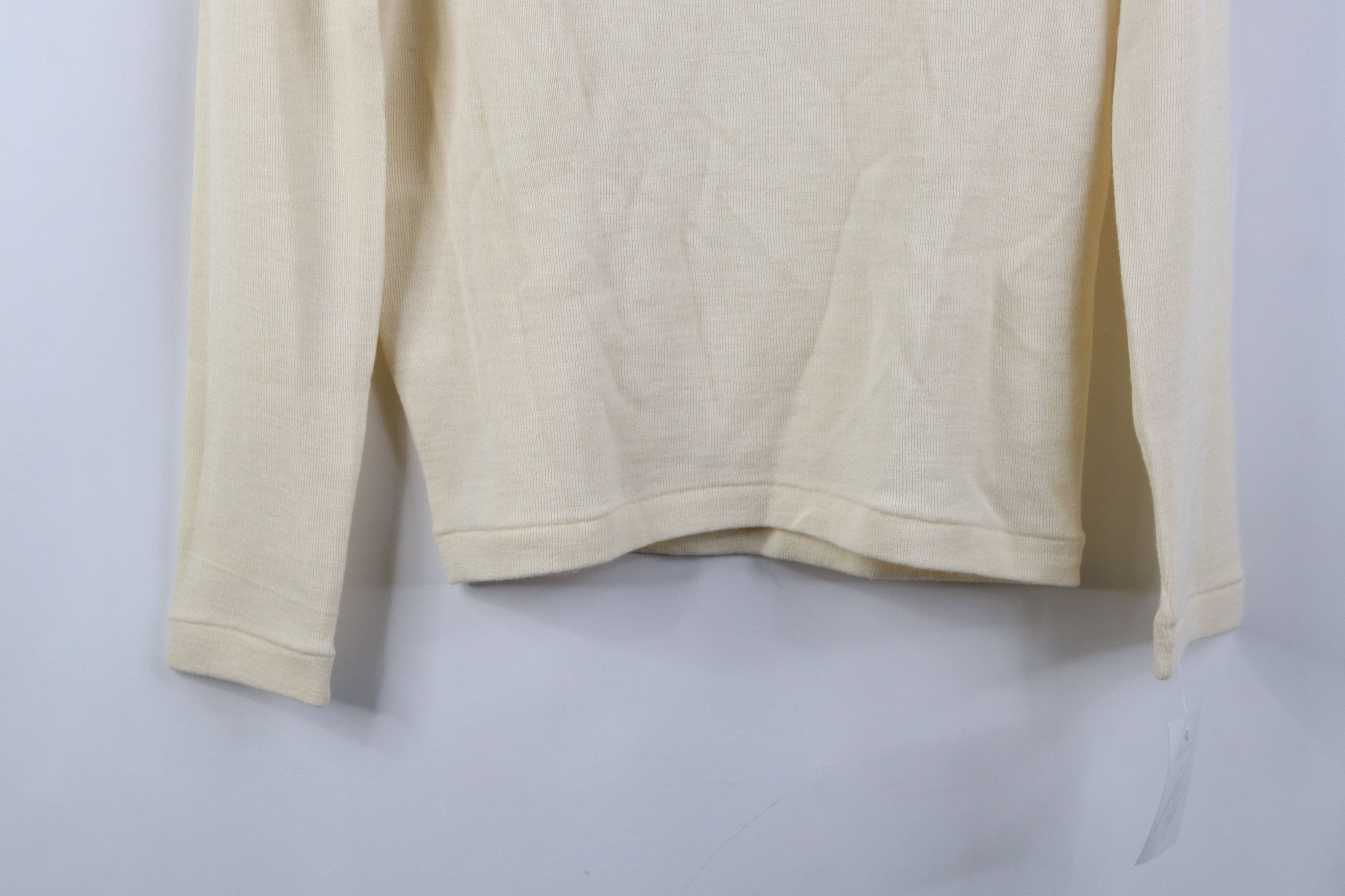 Vintage Deadstock Vintage 90s Streetwear Knit Turtleneck Sweater Size S / US 4 / IT 40 - 3 Thumbnail