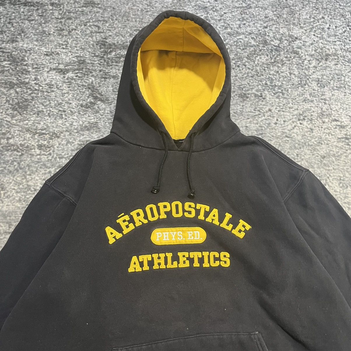 Aeropostale Vintage Y2K Aeropostale Athletics Skater Spellout Hoodie Size US L / EU 52-54 / 3 - 4 Thumbnail