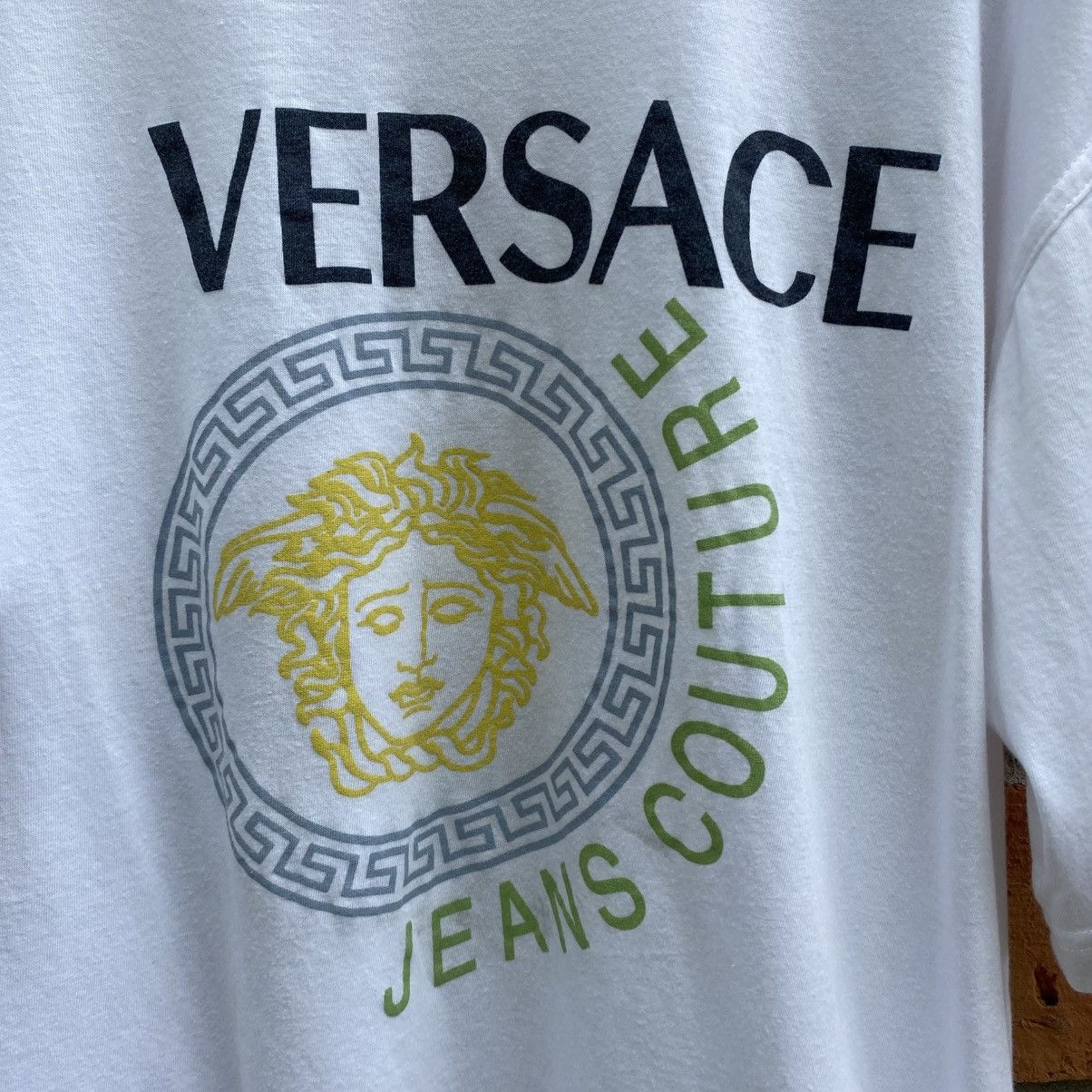 Versace VERSACE White Logo Print Crewneck Tee Size US M / EU 48-50 / 2 - 21 Thumbnail