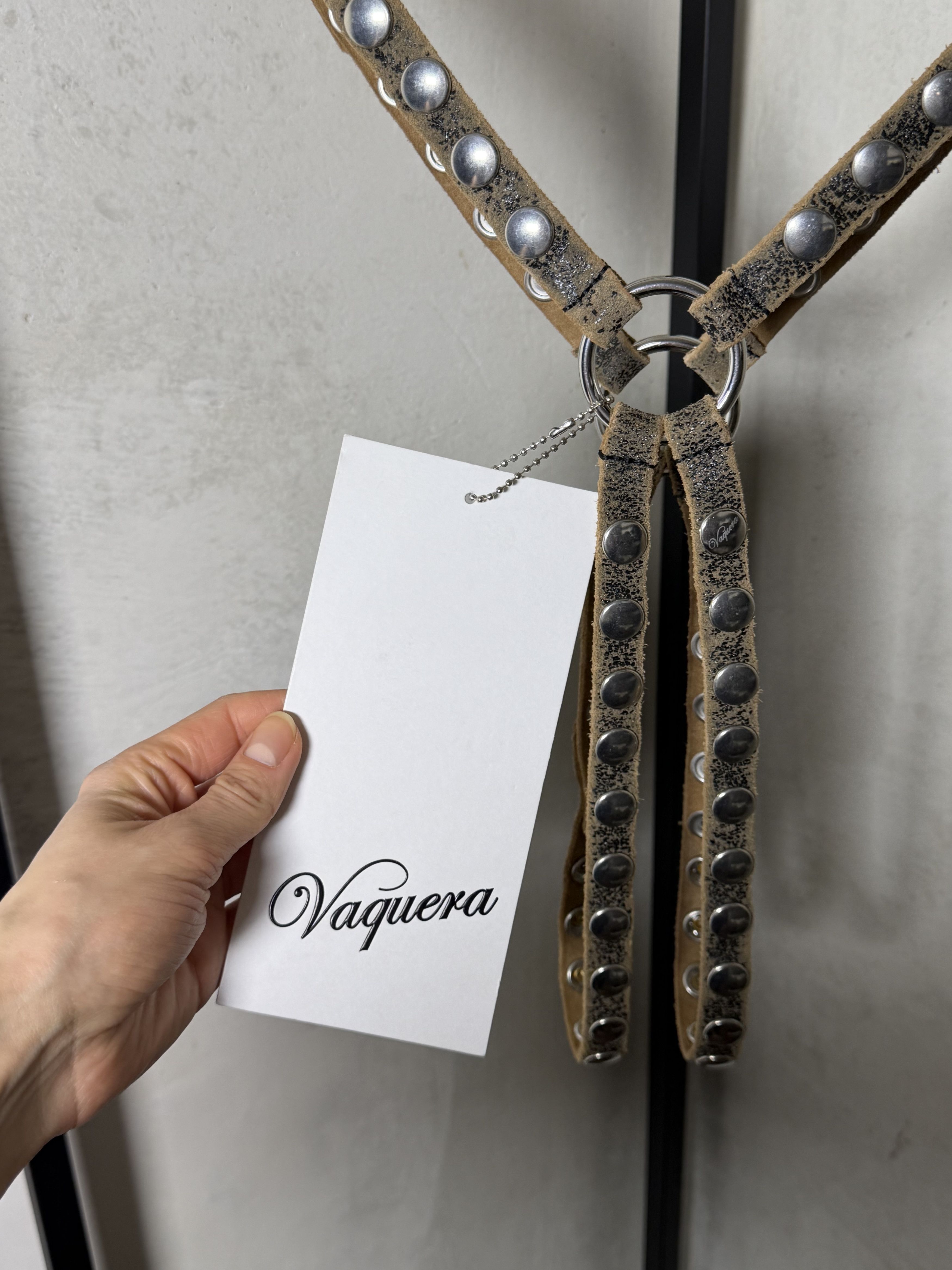 Vaquera VAQUERA Leather Studded Harness Belt Size ONE SIZE - 4 Thumbnail