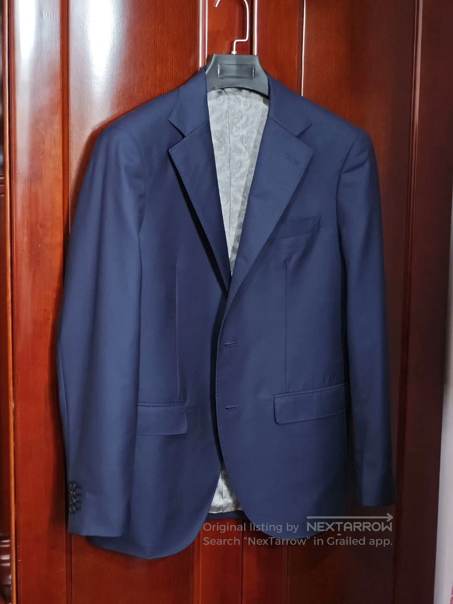 Japanese Brand Italian VBC Wool Linen Custom Suit. Size US M / EU 48-50 / 2 - 1 Thumbnail