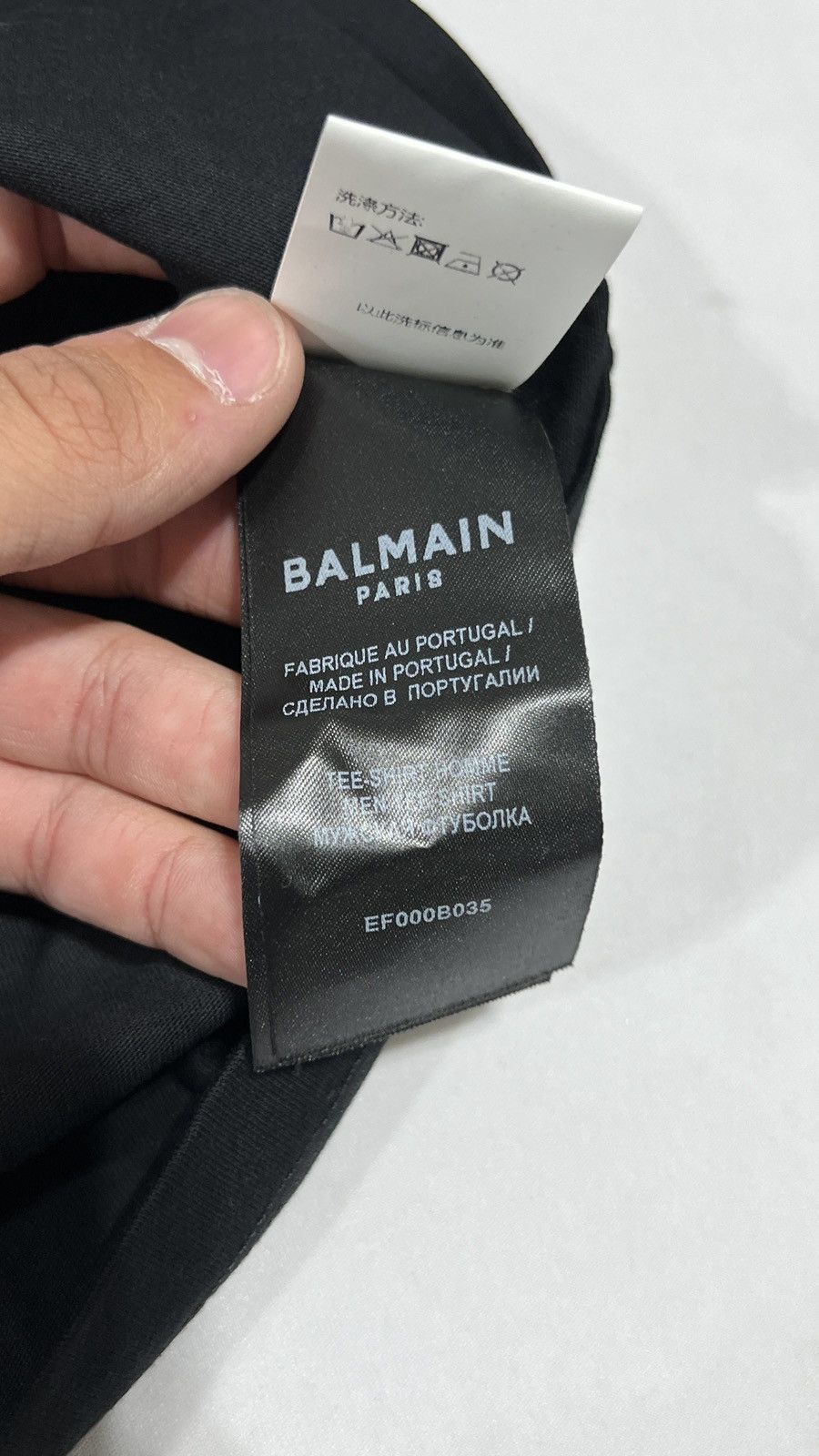 Balmain Balmain Paris Black Tee Size M / US 6-8 / IT 42-44 - 8 Thumbnail