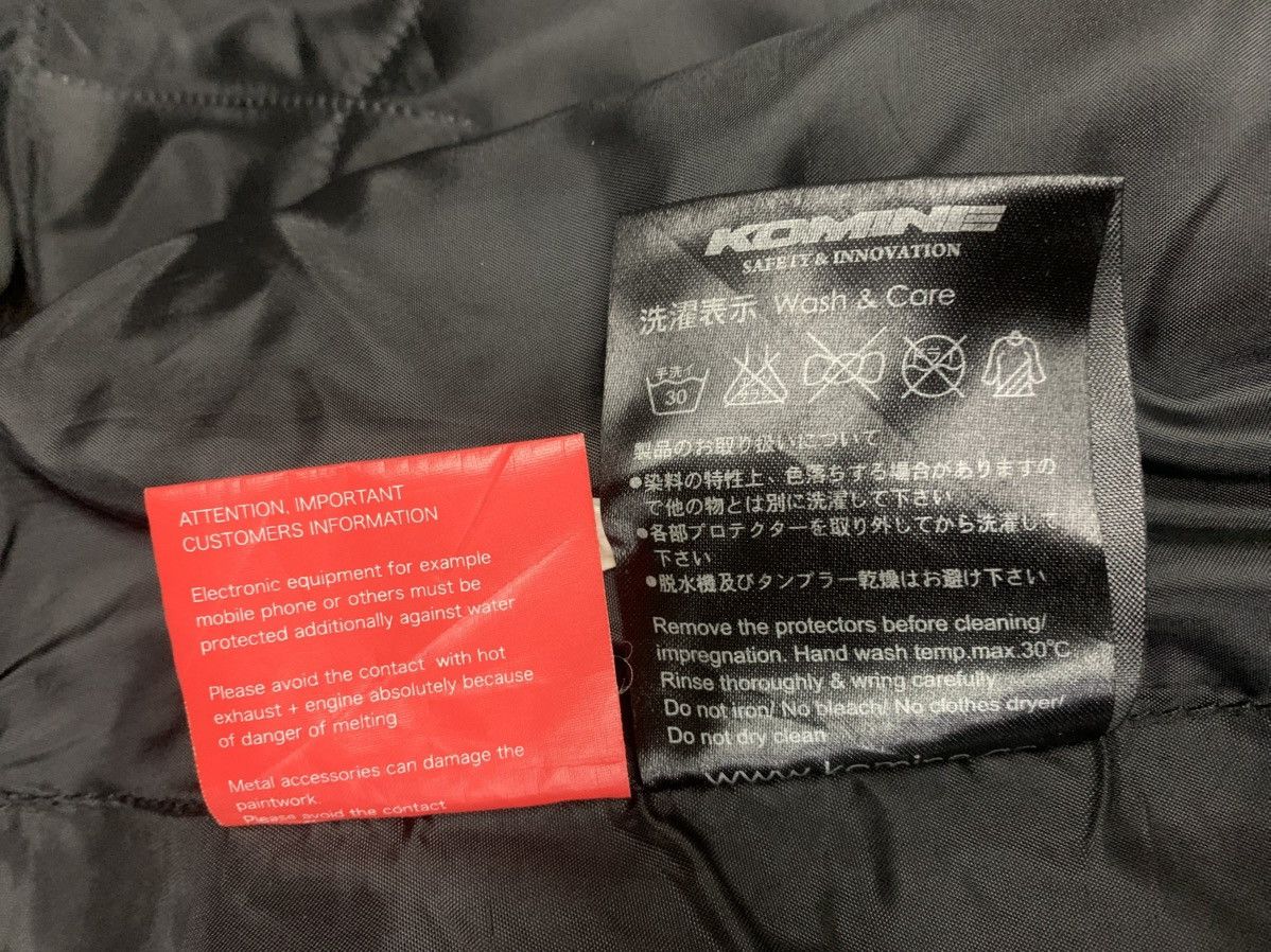 Japanese Brand Komine Motorcycling Apparel JapaneseBrand Bikers Pant Size US 32 / EU 48 - 7 Thumbnail