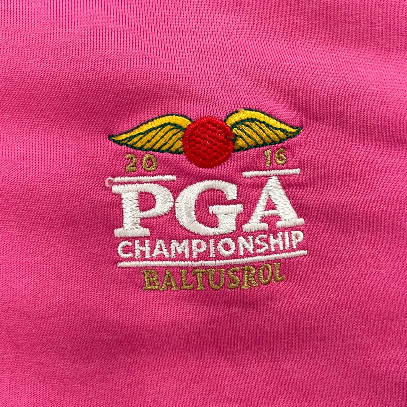 Ralph Lauren VINTAGE Polo Golf Ralph Lauren Shirt Adult Large Pink Polo PGA Championship Baltusrol L Size US L / EU 52-54 / 3 - 4 Thumbnail