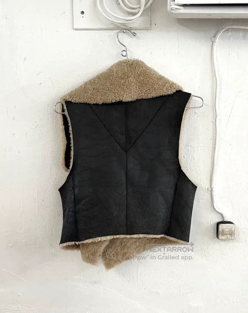 Helmut Lang HELMUT LANG Lamb Leather Faux Fur Vest Size US S / EU 44-46 / 1 - 7 Thumbnail