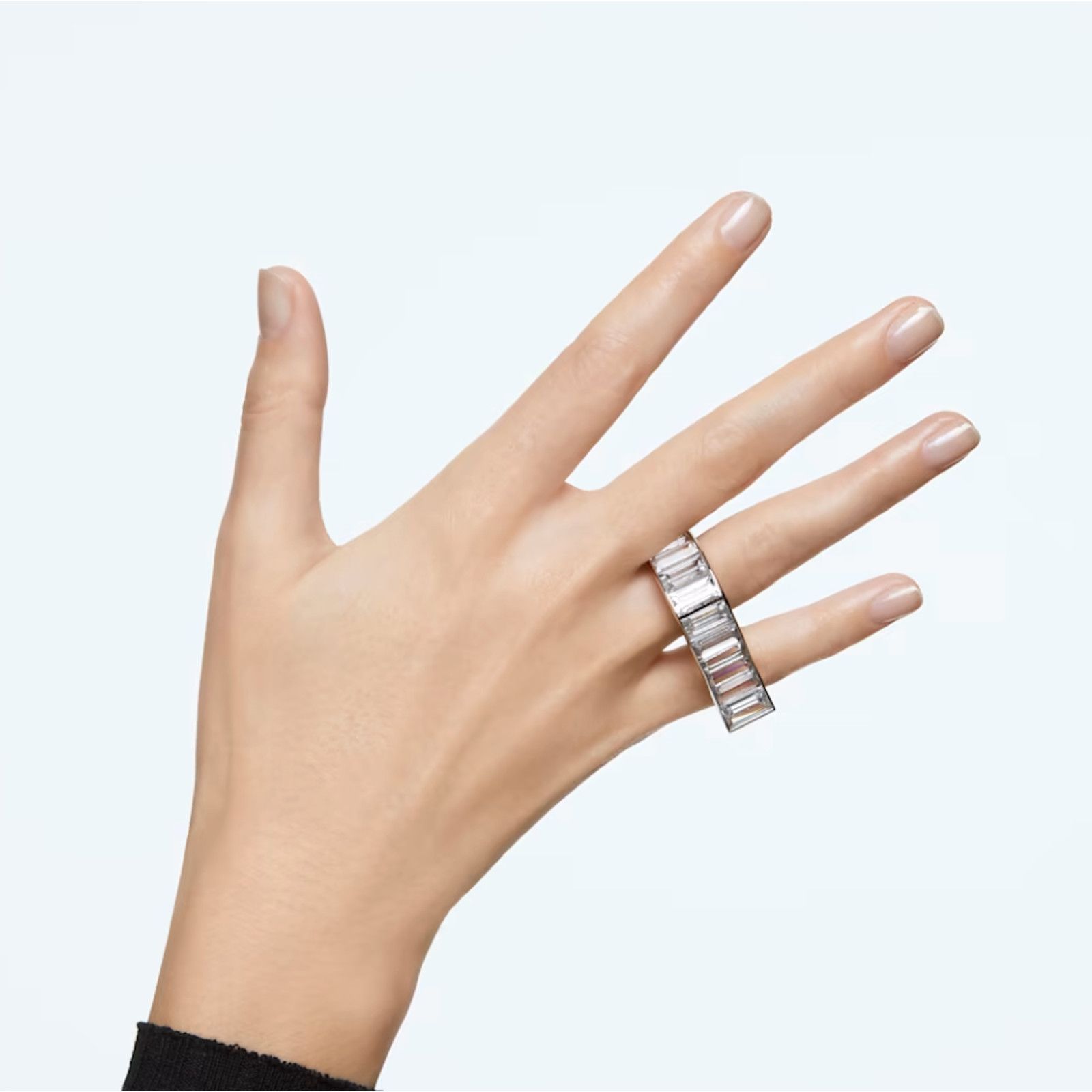 Swarovski Swarovski Matrix ring Baguette cut, White, Rhodium plated 5 Size ONE SIZE - 9 Thumbnail