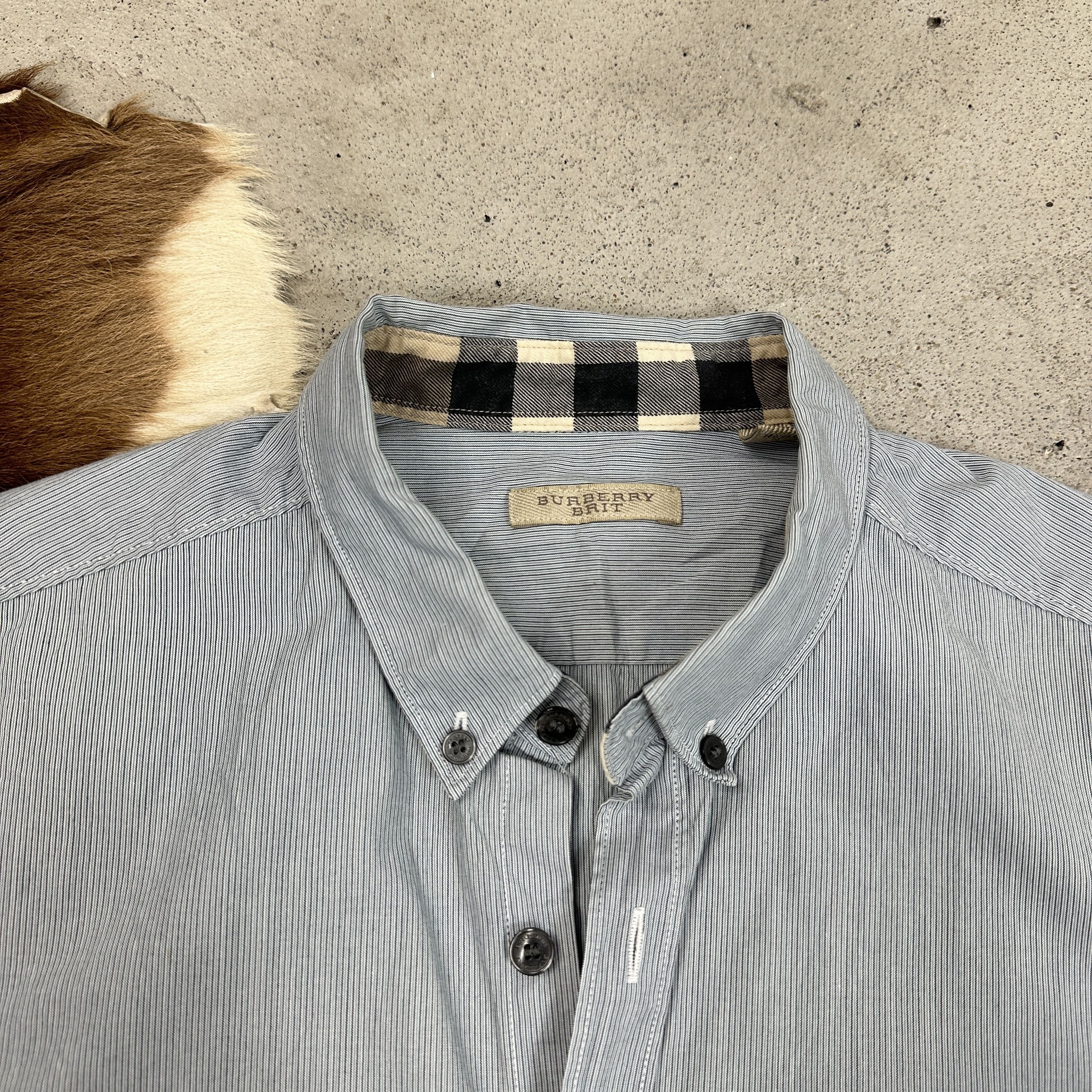 Burberry × Vintage Vintage Casual Preppy Old Money Burberry Shirt 00s Size US M / EU 48-50 / 2 - 4 Thumbnail