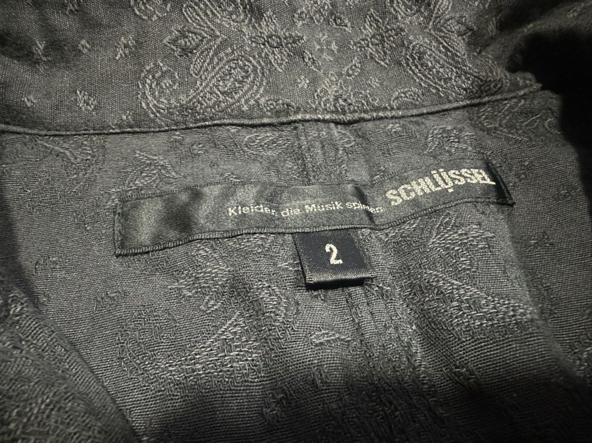 If Six Was Nine × Japanese Brand × Tornado Mart 🔥Sick Y2K Schlussel Shirt Paisley Embossed Size US M / EU 48-50 / 2 - 10 Thumbnail