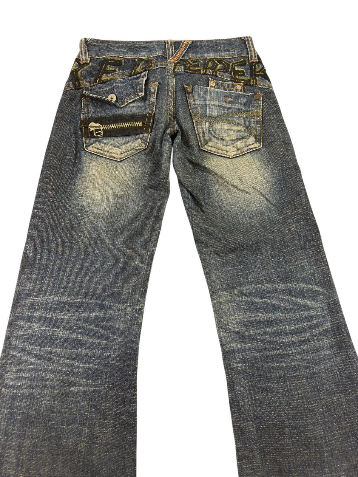 Japanese Brand Red peppers flare jeans Size US 28 / EU 44 - 4 Thumbnail
