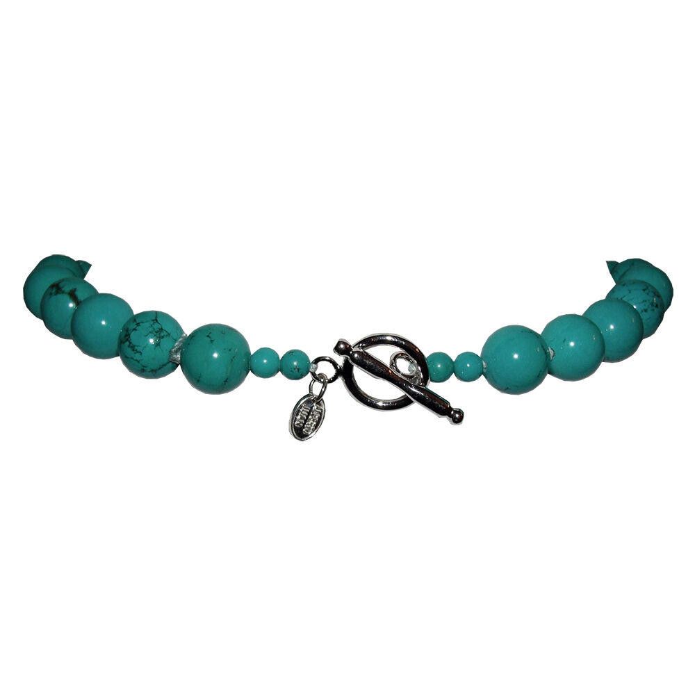 Designer Turquoise Medium Beaded Princess Necklace Size ONE SIZE - 4 Thumbnail