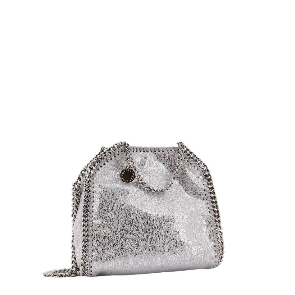 Stella McCartney STELLA MCCARTNEY Falabella Tiny Silver Tote Bag New/Authenti Size ONE SIZE - 3 Thumbnail